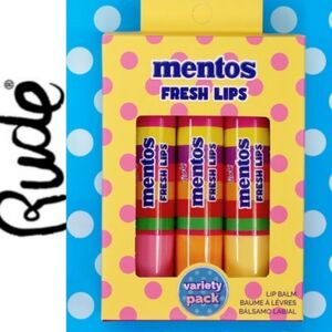 Rude Cosmetics X Mentos Fresh Lips Variety Pack Lip Balm